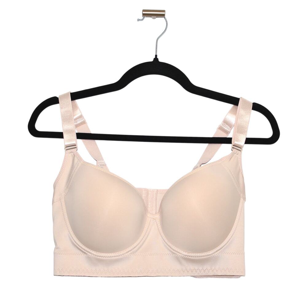 Back Smoothing Bra Full Coverage Size 36DD Beige